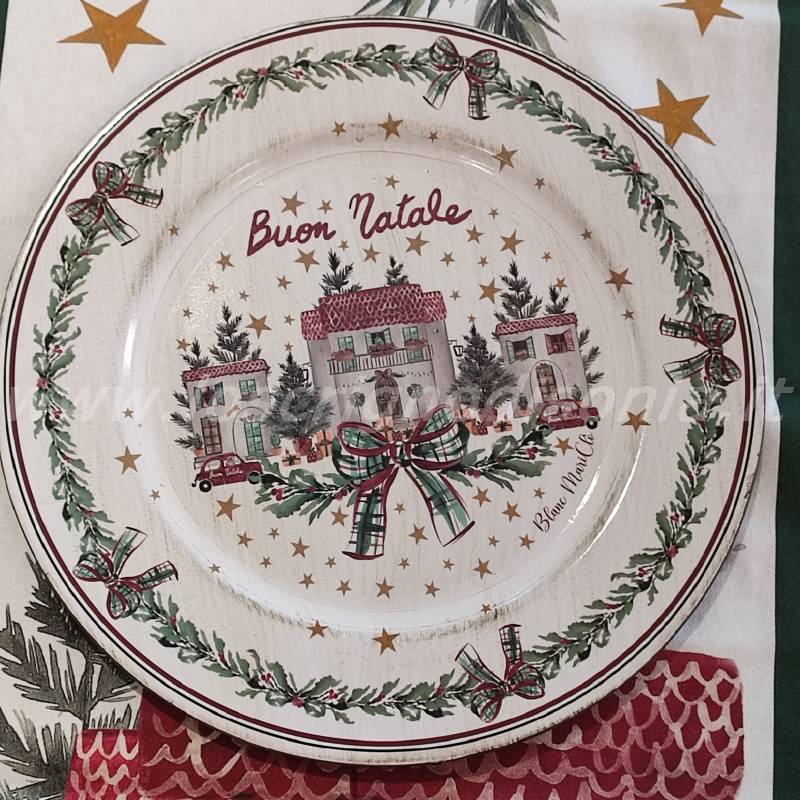 blanc mariclo sottopiatto natalizio serie un natale italiano