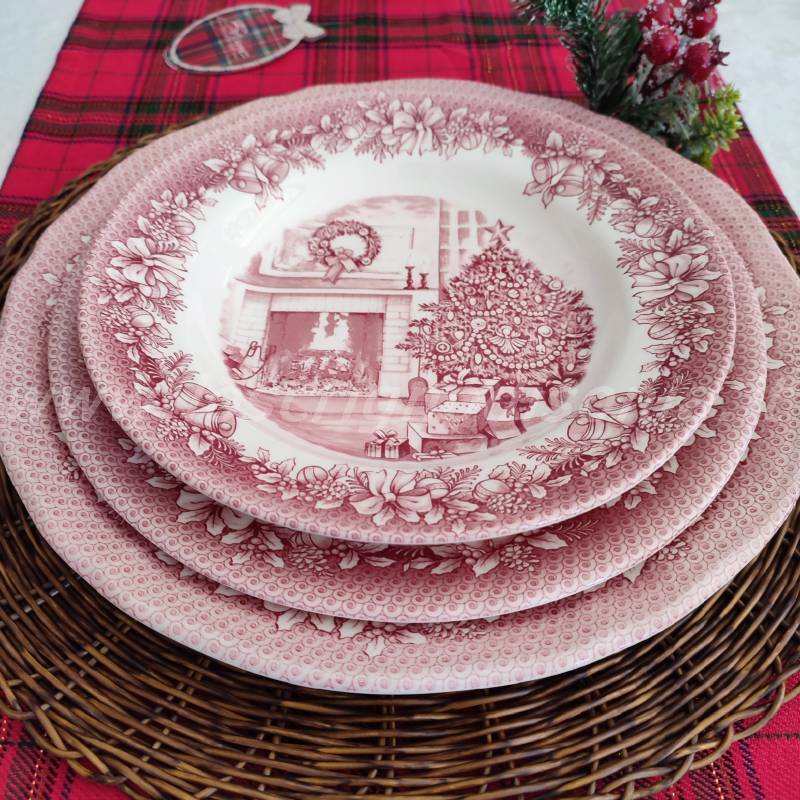 piatti shabby chic natalizi 