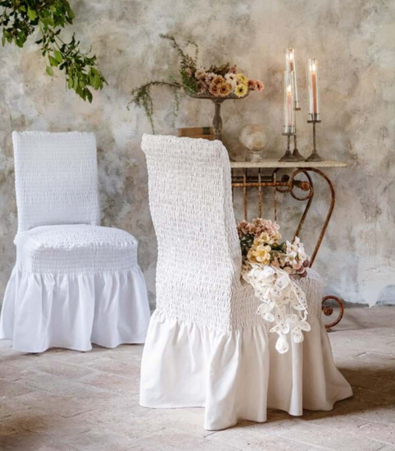 Vestisedia in Cotone Stretch Blanc Mariclò Colore Bianco