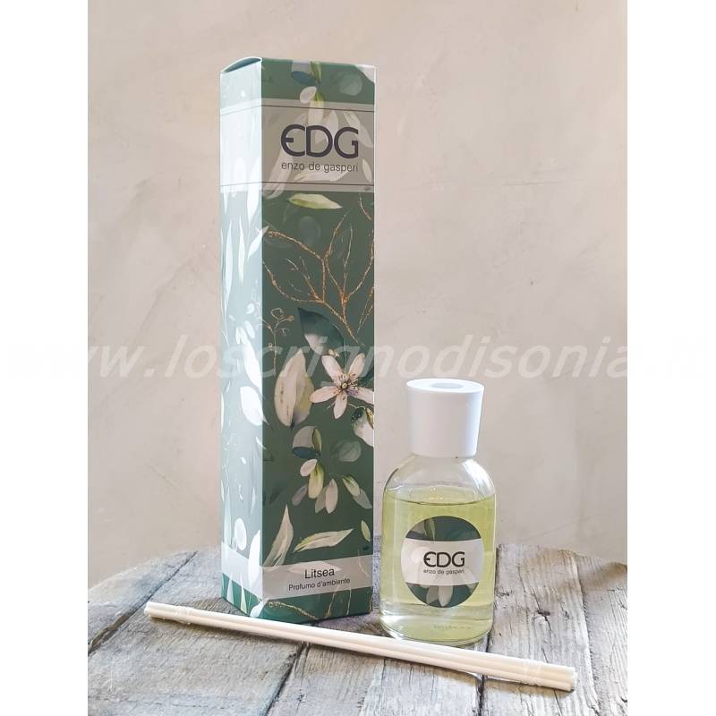 Profumatore Ambiente con Bastoncini EDG Litsea - 100 ml