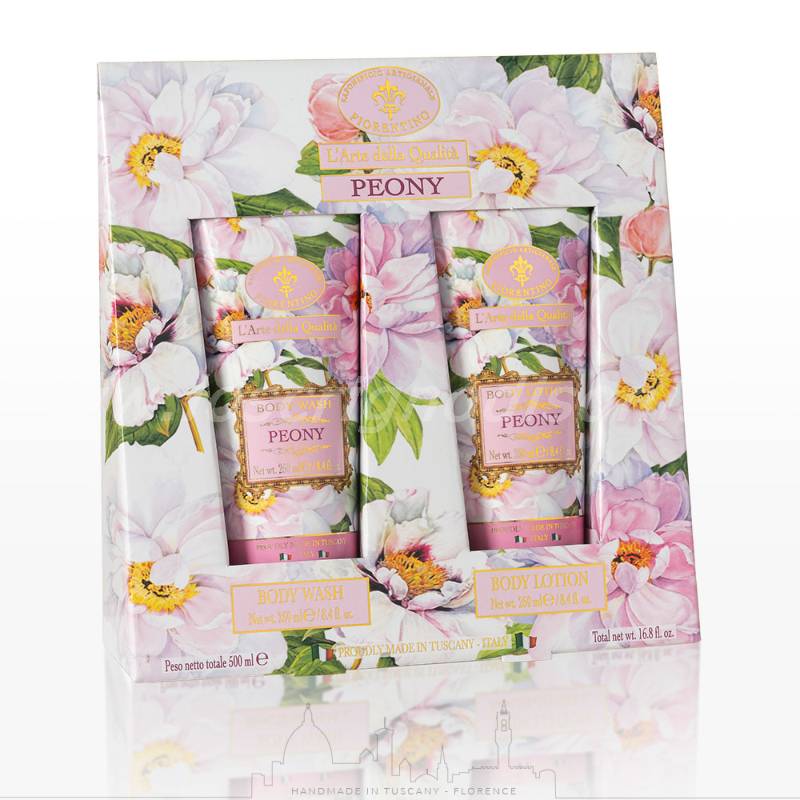 Set Regalo SAF Firenze – Gel Doccia e Crema Corpo alla Peonia