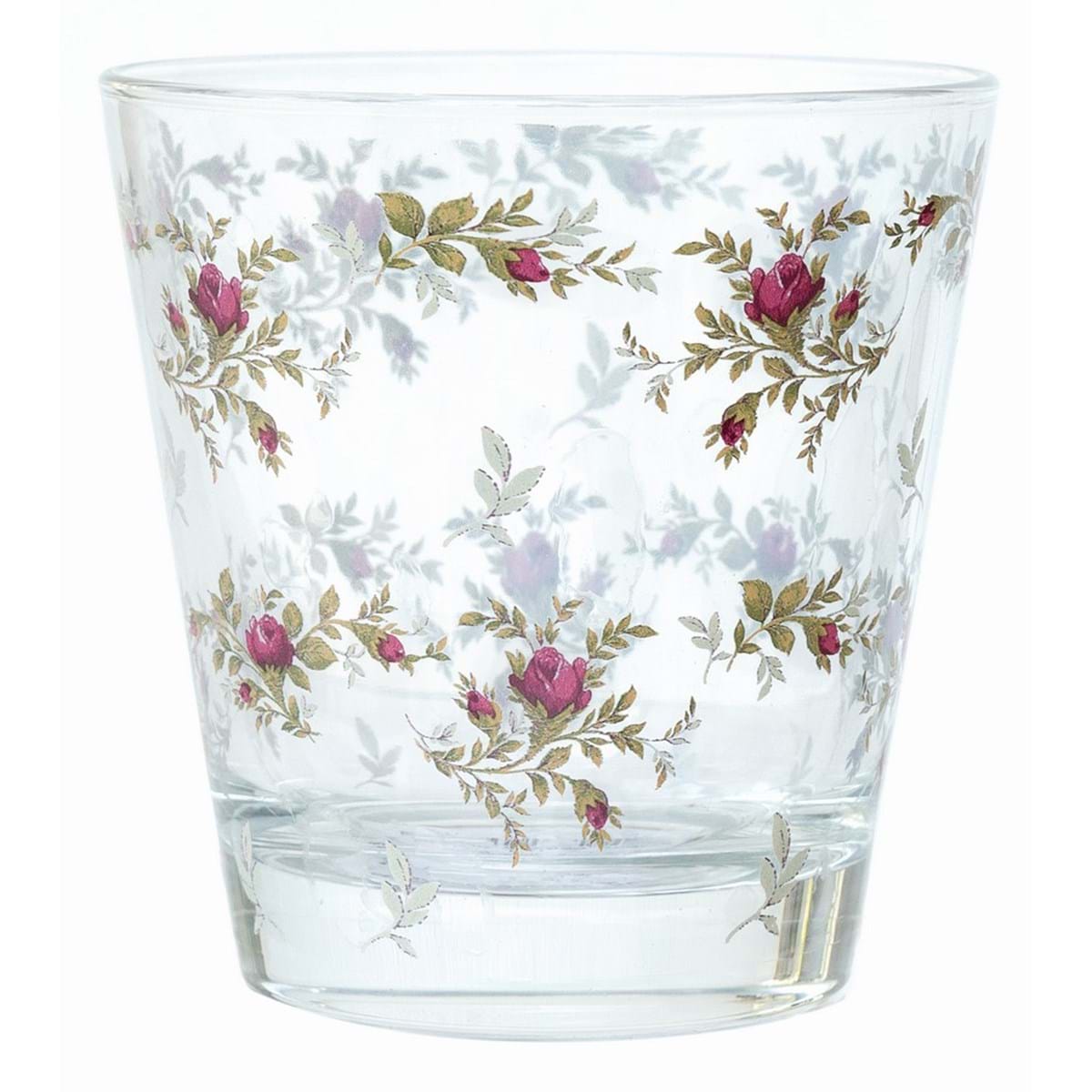 Blanc Mariclò Set Sei Bicchieri da Acqua Serie Moss Rose
