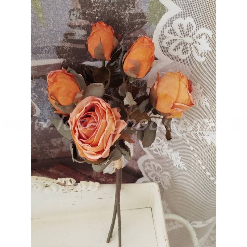Bouquet di Rose "Florilegio" Blanc Mariclò – Albicocca Vintage