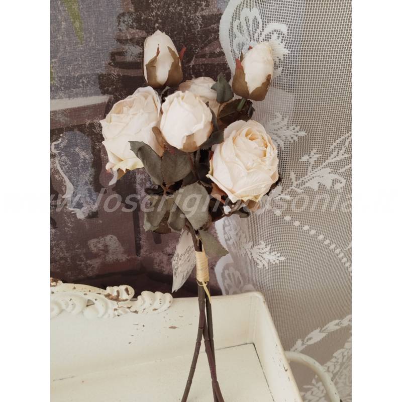 Bouquet di Rose "Florilegio" Blanc Mariclò – Avorio Vintage