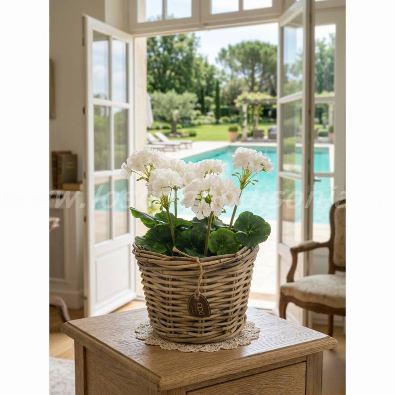 Cesto Medio in Rattan EDG – Diametro 27 cm H 22 cm