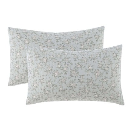 A40932-set-2-copriguanciali-blanc-mariclo-hiver-fleuri-verde-acqua