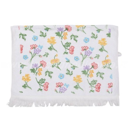 ctcfl-asciugamano-per-ospiti-40x66-cm-bianco-giallo-cotone-fiori-porta-salvietta