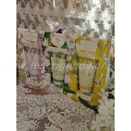 tris-crema-mani-confezione-regalo-lavanda-mimosa-mughetto