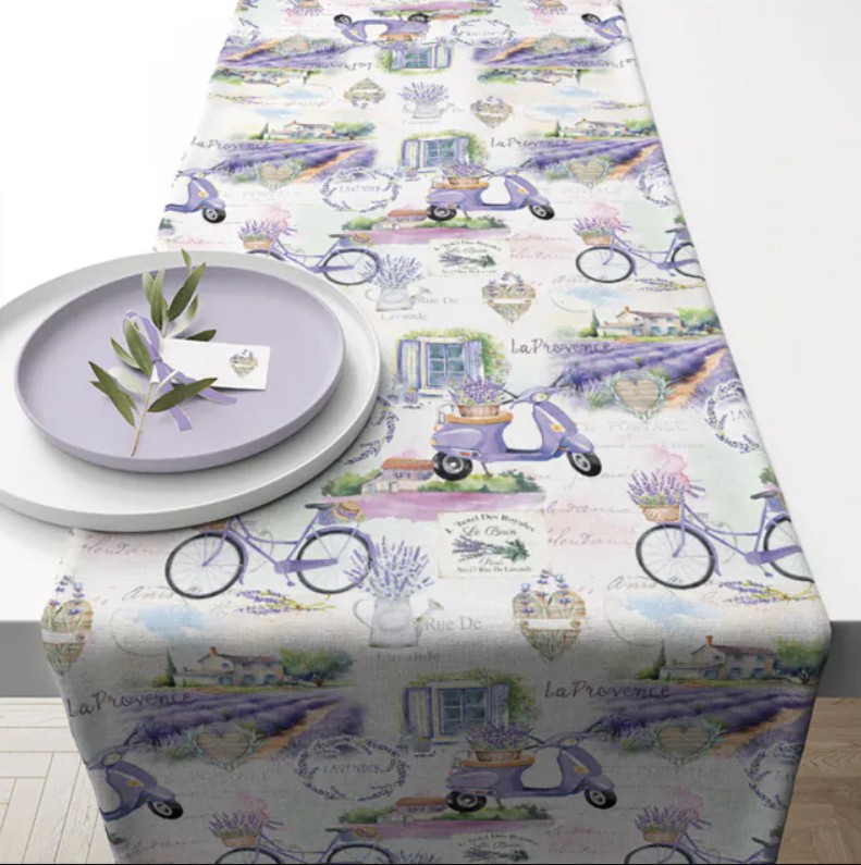 Runner da Tavola in Cotone 40x150 cm Ambiente serie La Provence