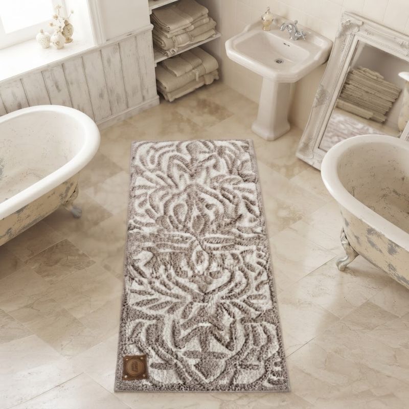 Tappeto 60x150 cm Lavorazione a Rilievo Serie Arabesque Beige Lovely Shabby
