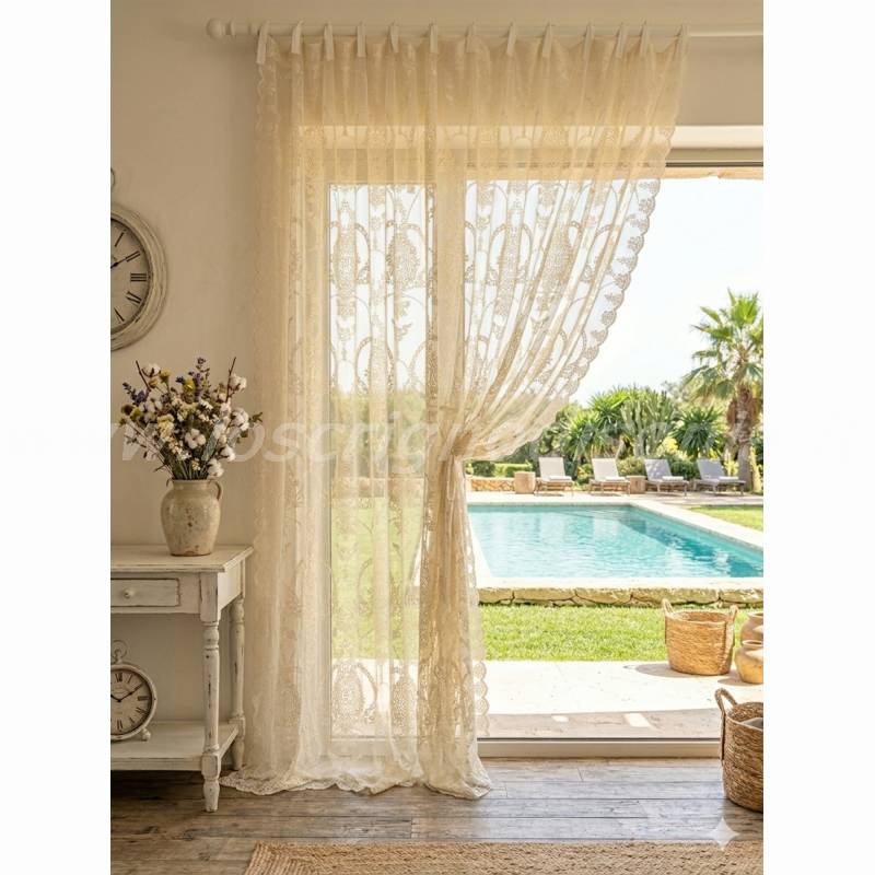 Tendone in Pizzo Shabby Chic Anthemis Mia per Te – 285x290 cm